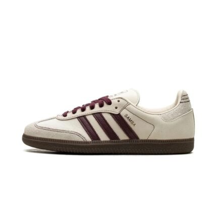 ADIDAS SAMBA OG "Wonder White Maroon"
