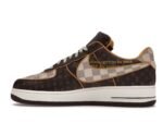 Louis Vuitton x Nike Air Force 1 Low 'Monogram Brown Damier Azur - Image 4